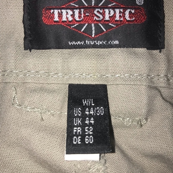 Tru Spec Original Tactical Pants Mens Cargo Kahki 44X30 - Picture 7 of 7